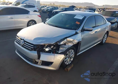 2014 Volkswagen Passat 1.8T Wolfsburg Edition from USA, damaged, VIN 1VWAS7A36EC068323